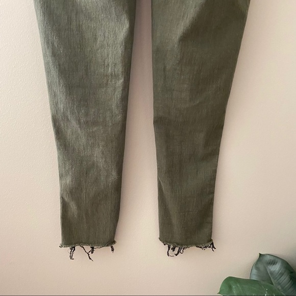 Free People Green Skinny Jeans Sz 31 - Picture 7 of 11